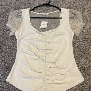 Intimates by Free People spandex and sheer top. Size small. BNWT